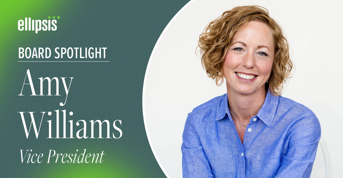 Ellipsis board of directors vice president Amy Williams